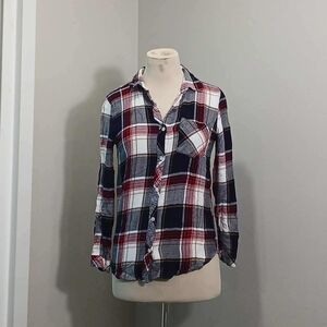 #64 Plaid Button-Up Shirt